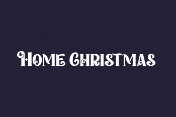 Home Christmas Free Font