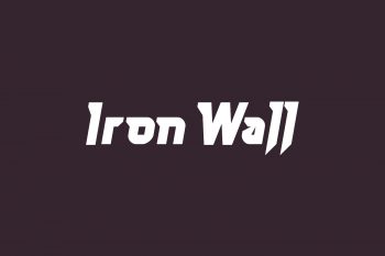 Iron Wall Free Font