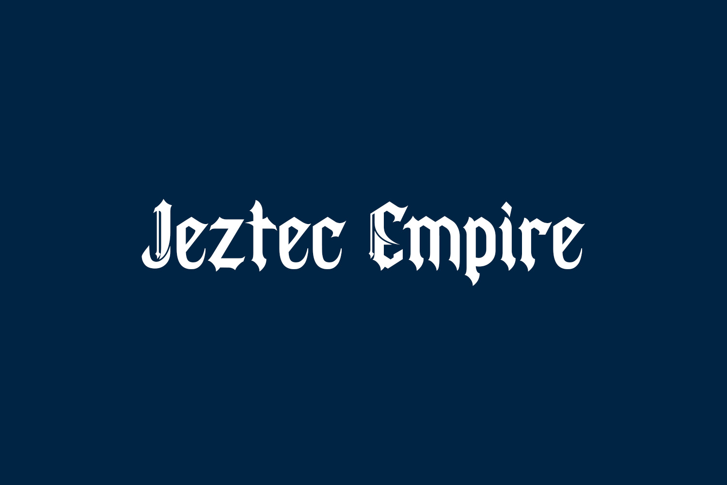 Jeztec Empire Free Font