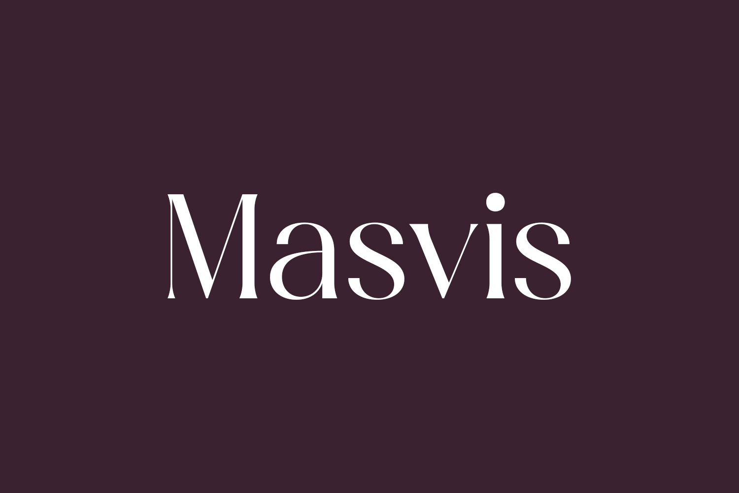 Masvis Free Font