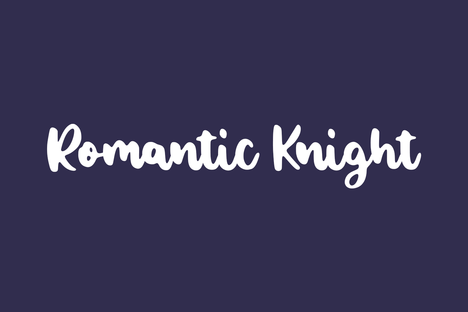 Romantic Knight Free Font