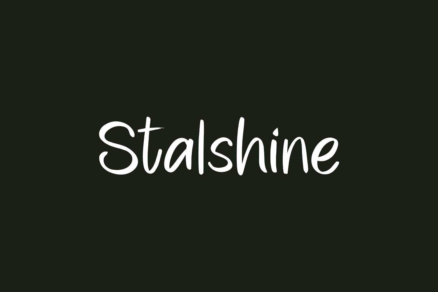 Stalshine Free Font