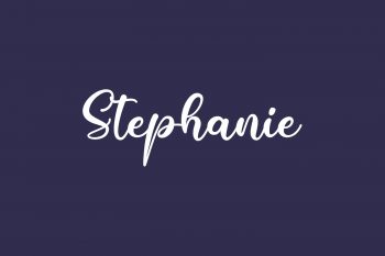 Stephanie Free Font