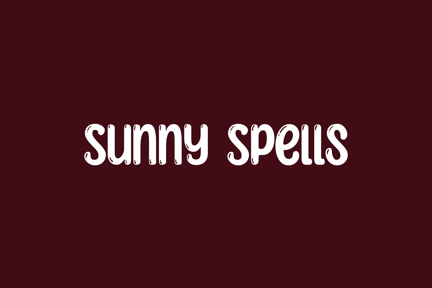 Sunny Spells Free Font