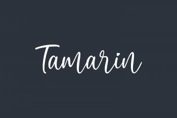 Tamarin Free Font