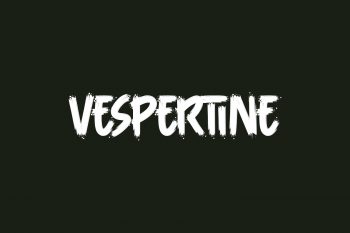 Vespertine Free Font
