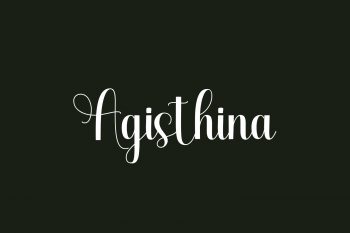 Agisthina Free Font