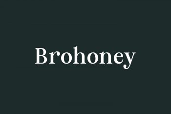 Brohoney Free Font