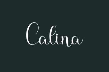 Calina Free Font