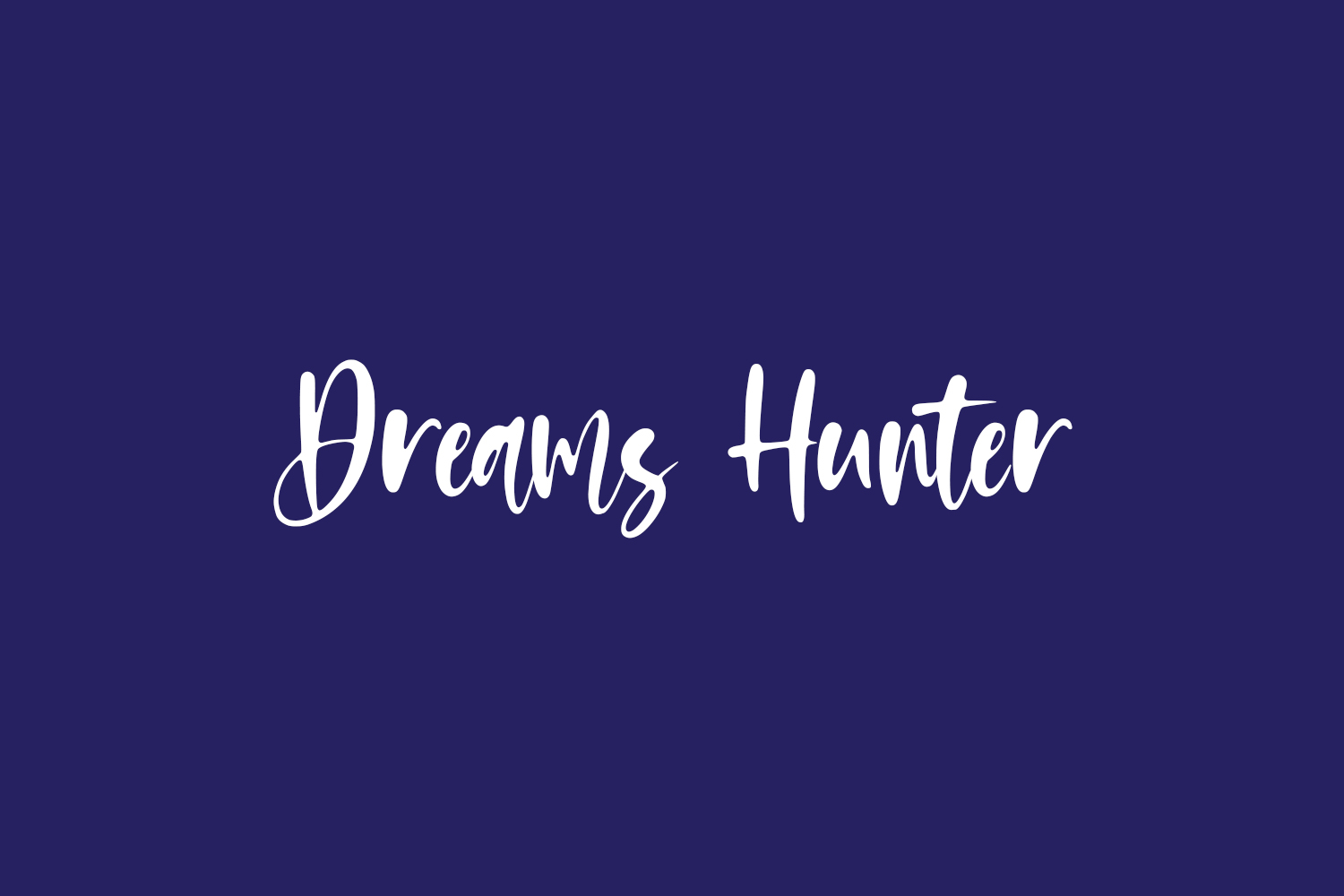 Dreams Hunter Free Font
