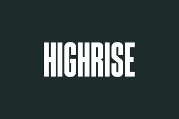 Highrise Free Font
