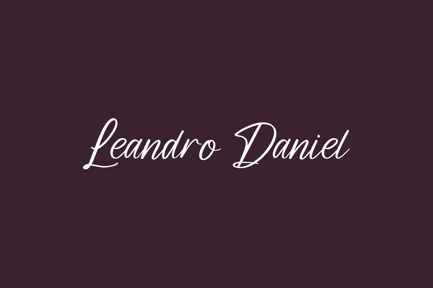 Leandro Daniel Free Font