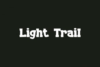 Light Trail Free Font