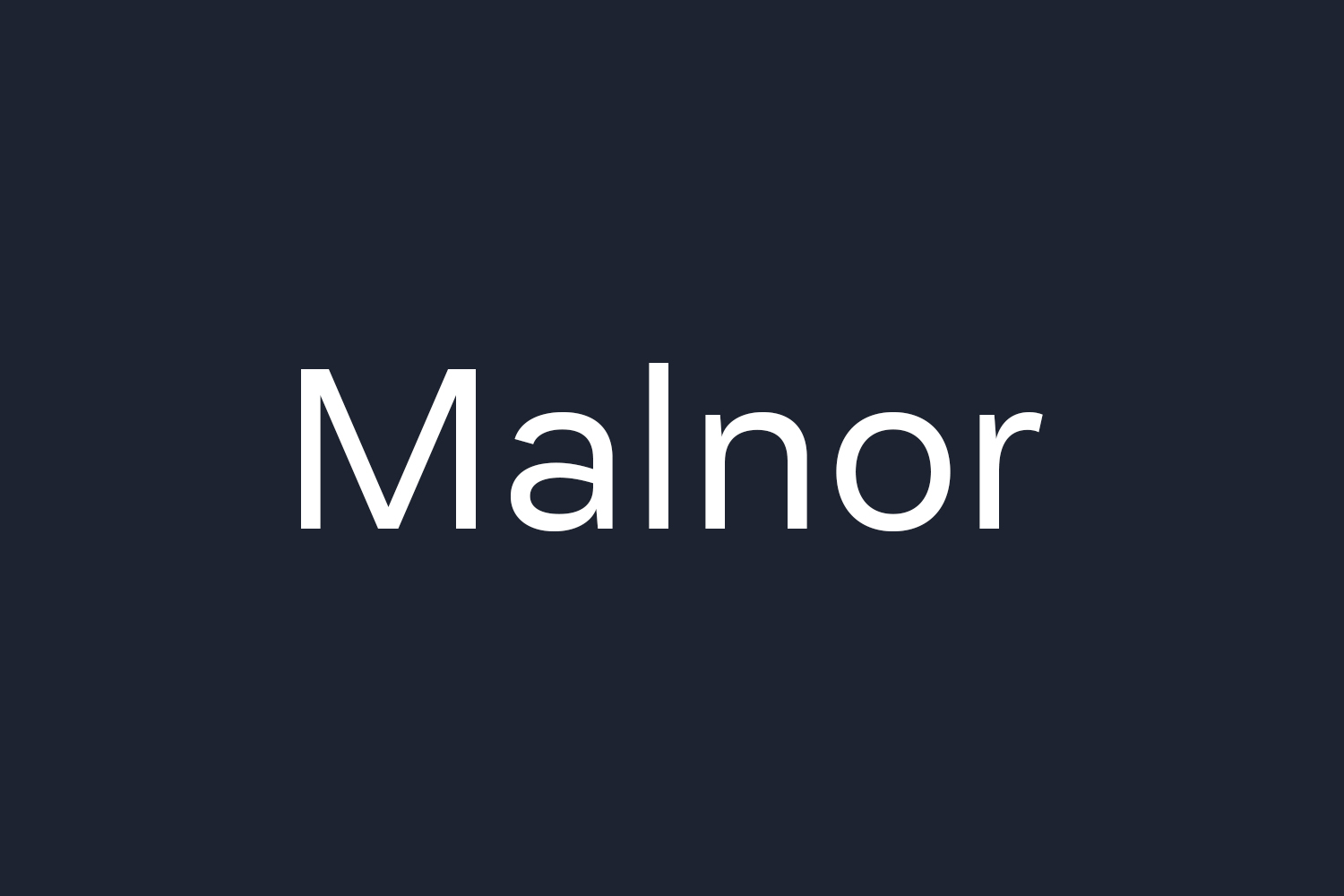 Malnor Free Font