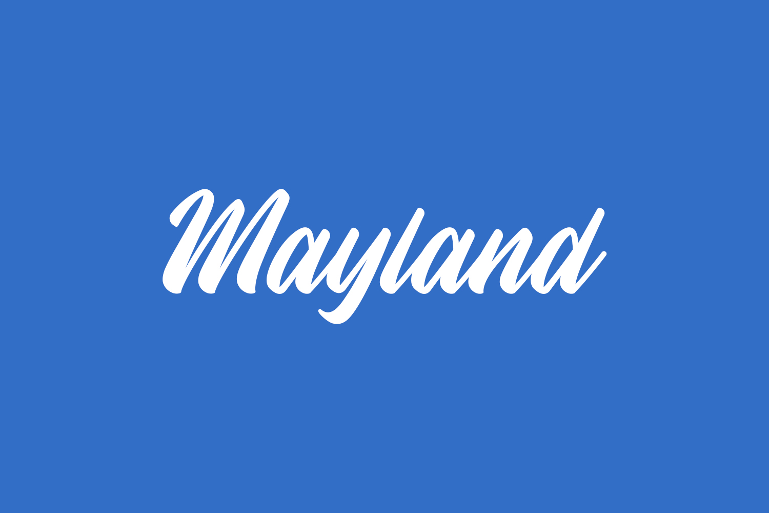 Mayland Free Font