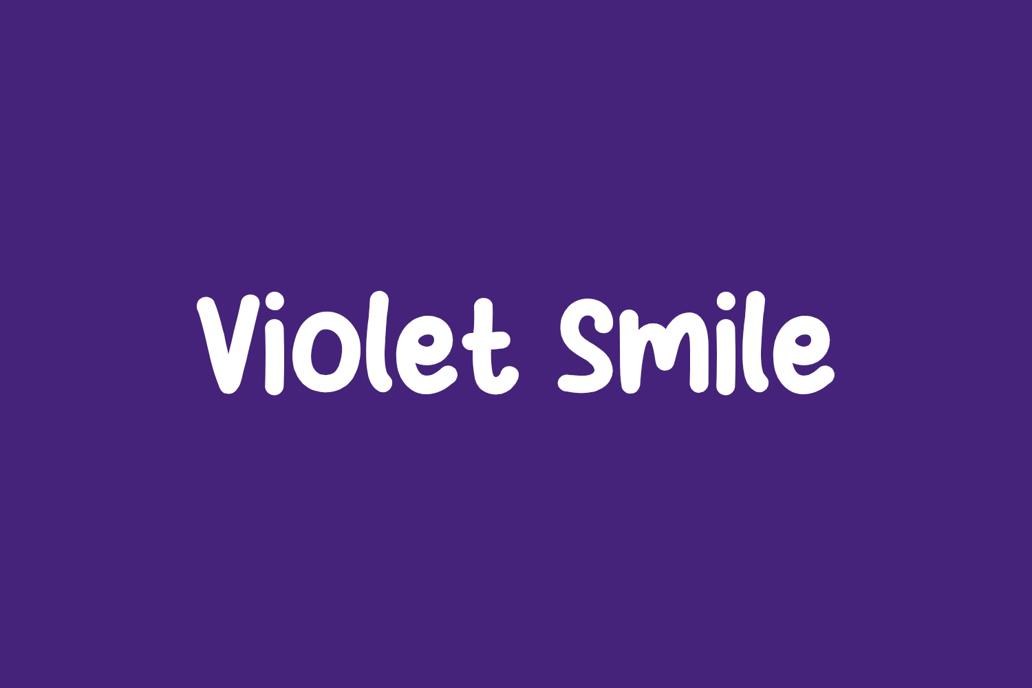 Violet Smile Free Font