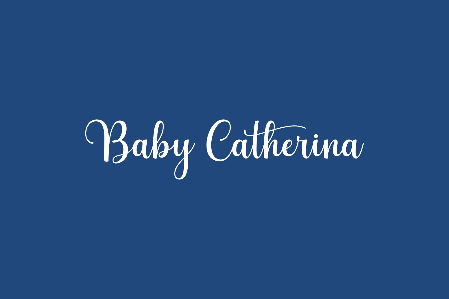 Baby Catherina Free Font