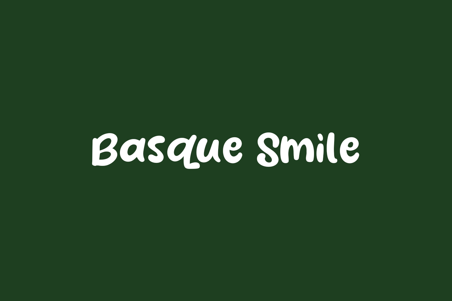 Basque Smile Free Font