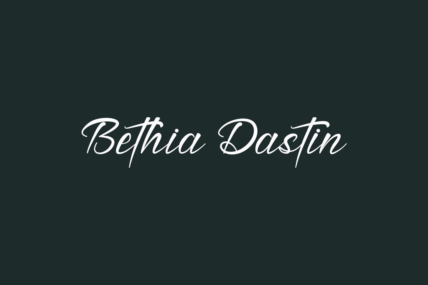 Bethia Dastin Free Font Family