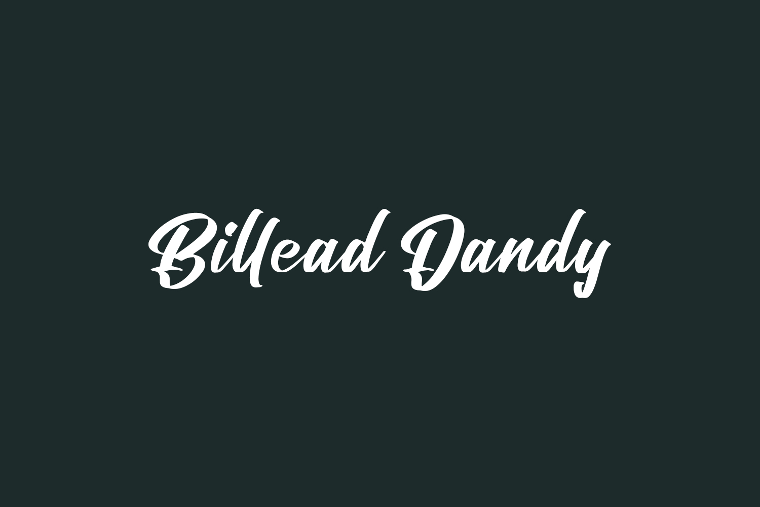 Billead Dandy Free Font