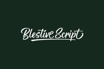 Blestive Script Free Font