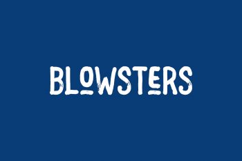 Blowsters Free Font