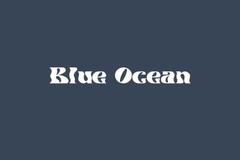 Blue Ocean Free Font