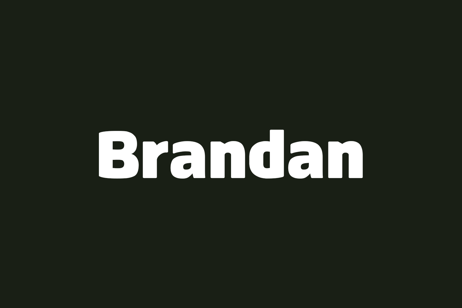 Brandan Free Font