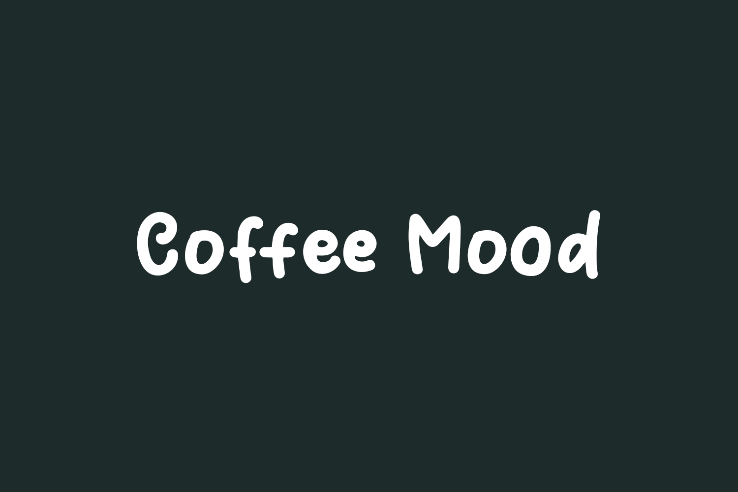 Coffee Mood Free Font