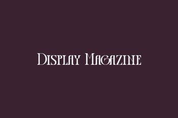Display Magazine Free Font