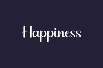Happiness Free Font