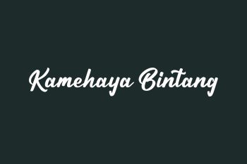 Kamehaya Bintang Free Font