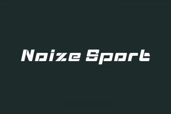 Noize Sport Free Font