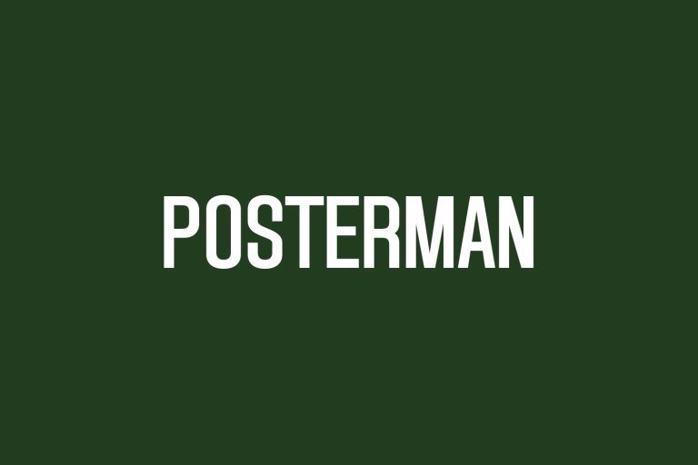 Custom Posterman Posterman | Fonts Shmonts