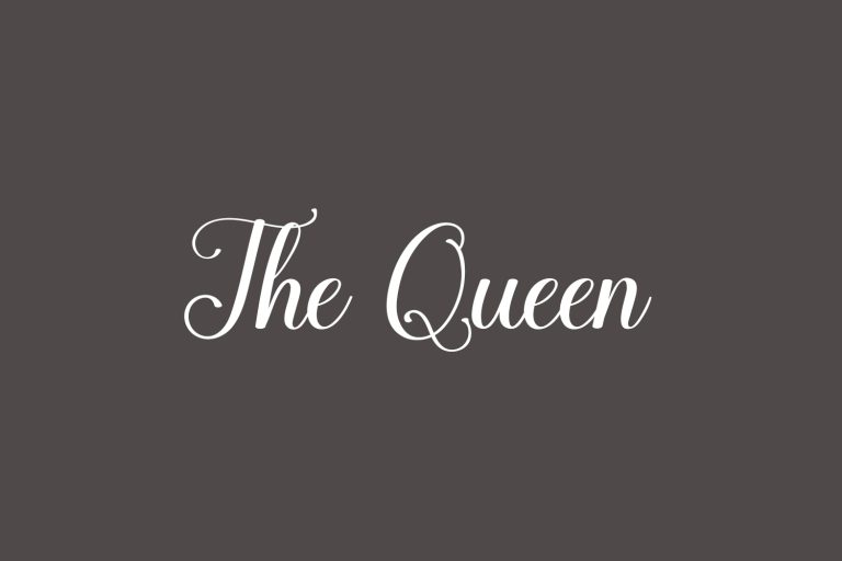 The Queen Fonts Shmonts