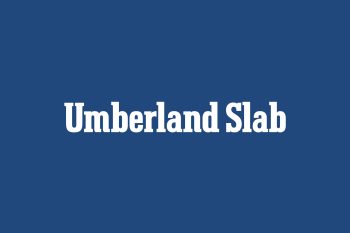 Umberland Slab Free Font