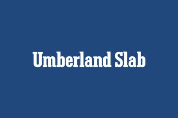 Umberland Slab Free Font