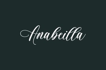 Anabeilla Free Font