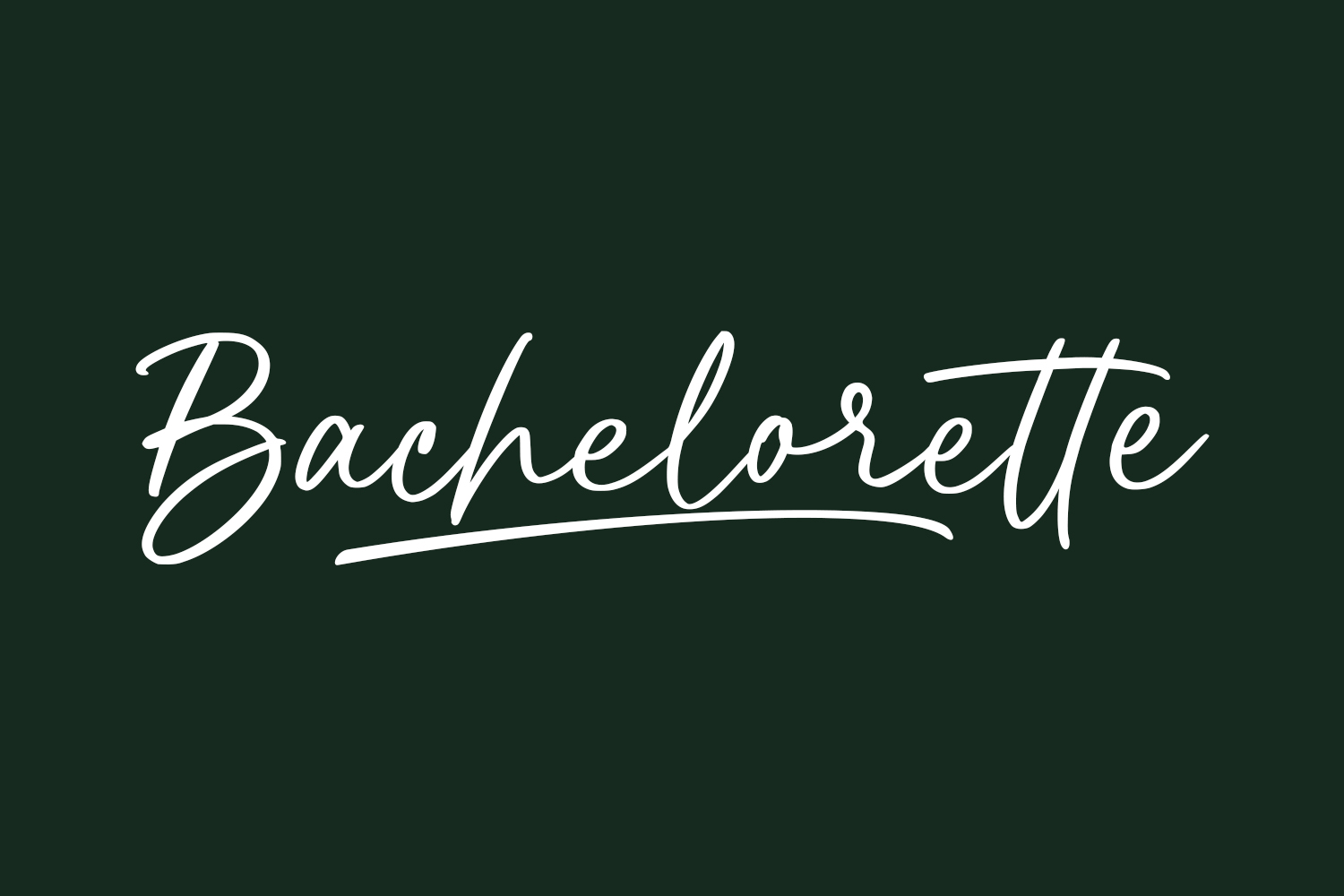 Bachelorette Fonts Shmonts