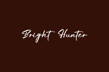 Bright Hunter Free Font