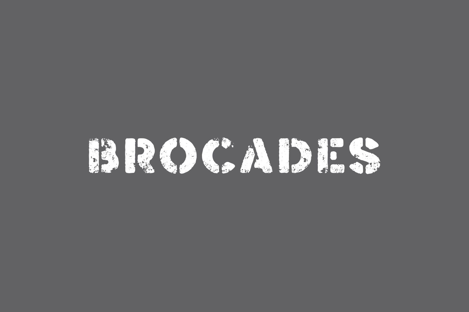 Brocades Free Font