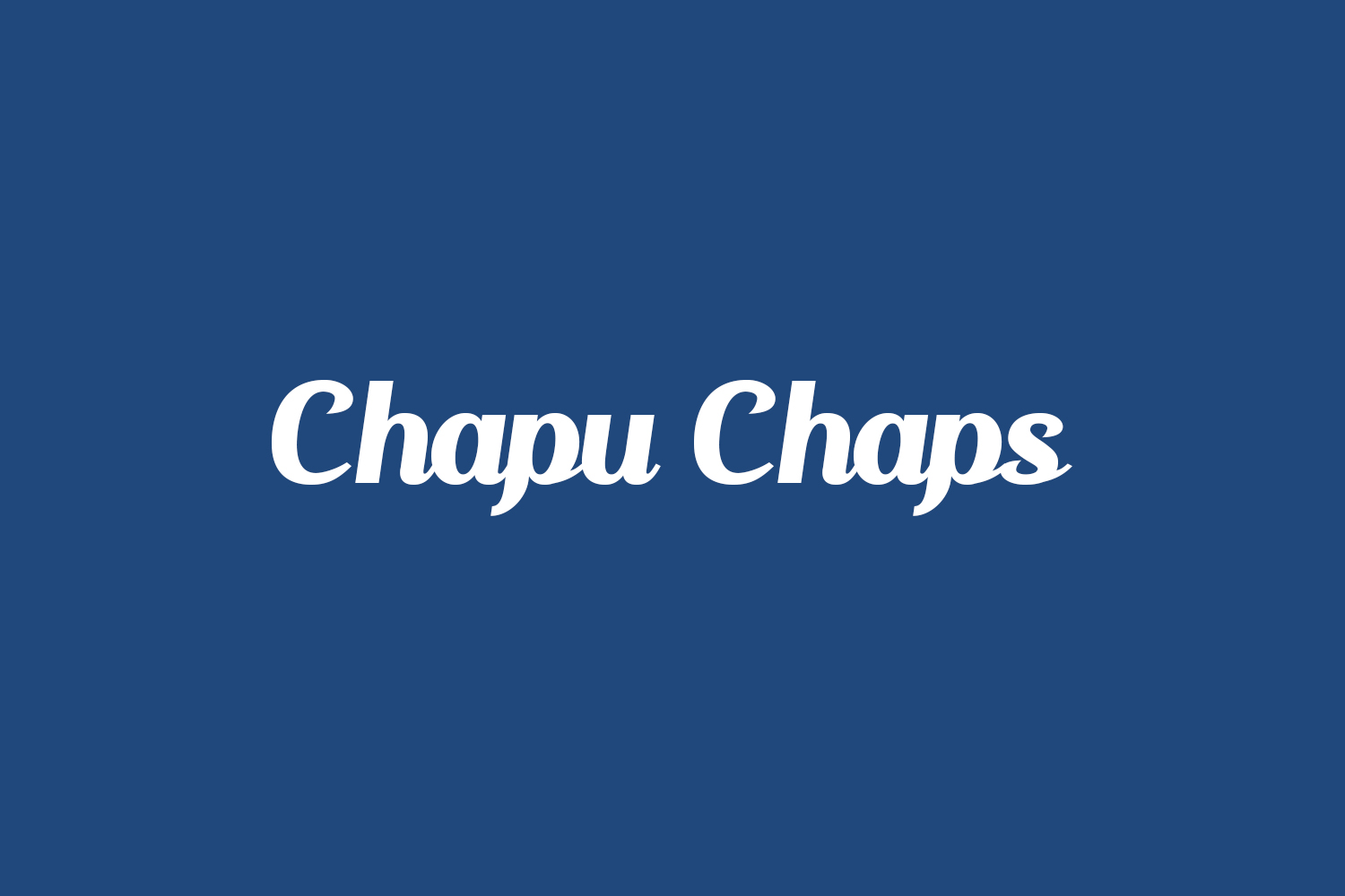 Chapu Chaps Free Font