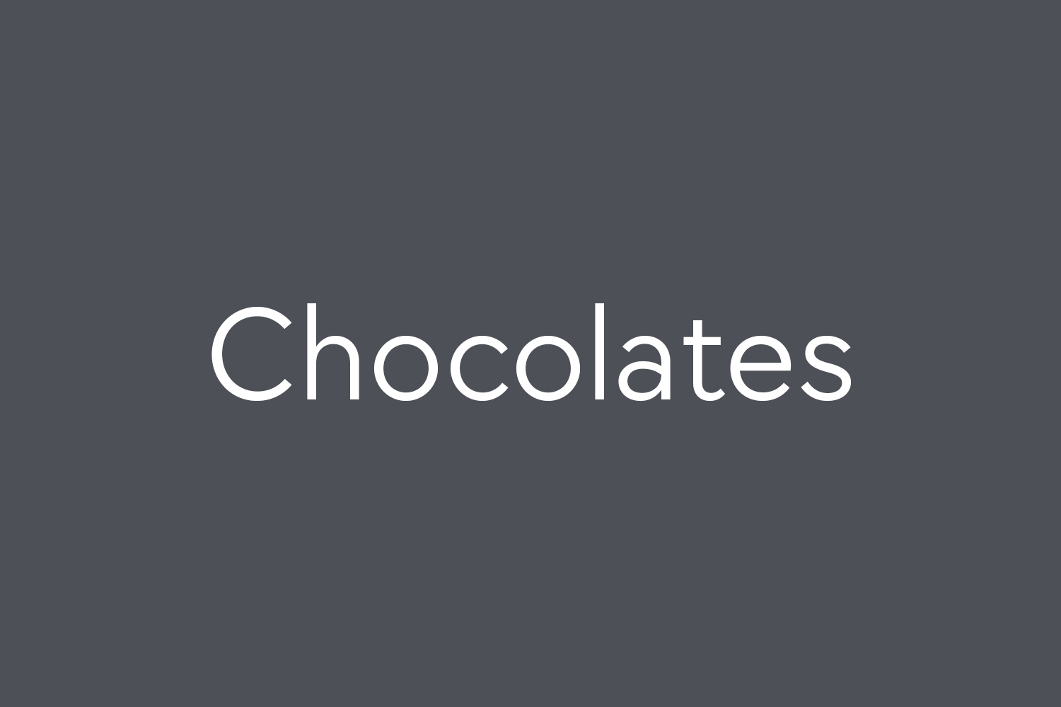 Chocolates Free Font