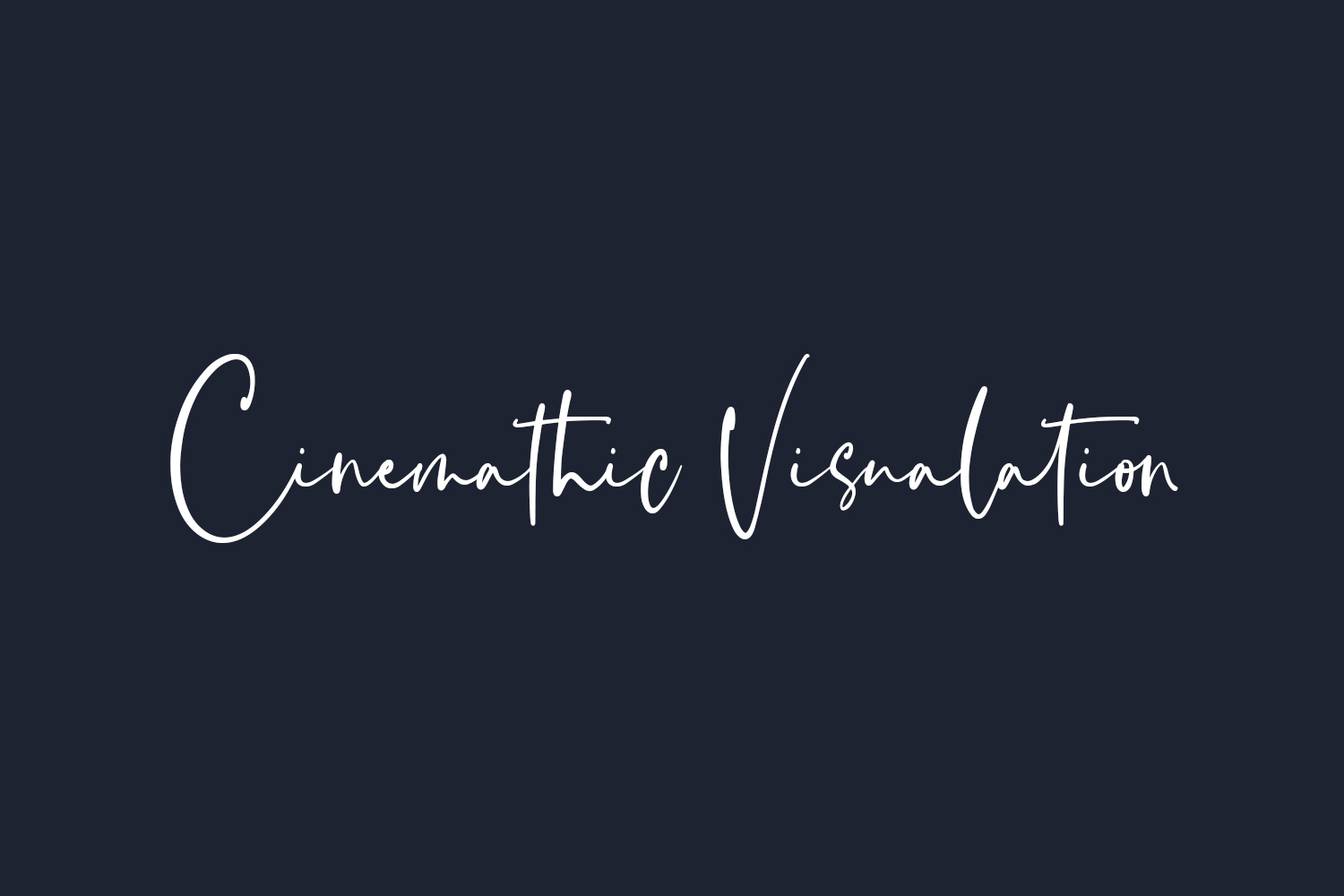 Cinemathic Visualation Free Font