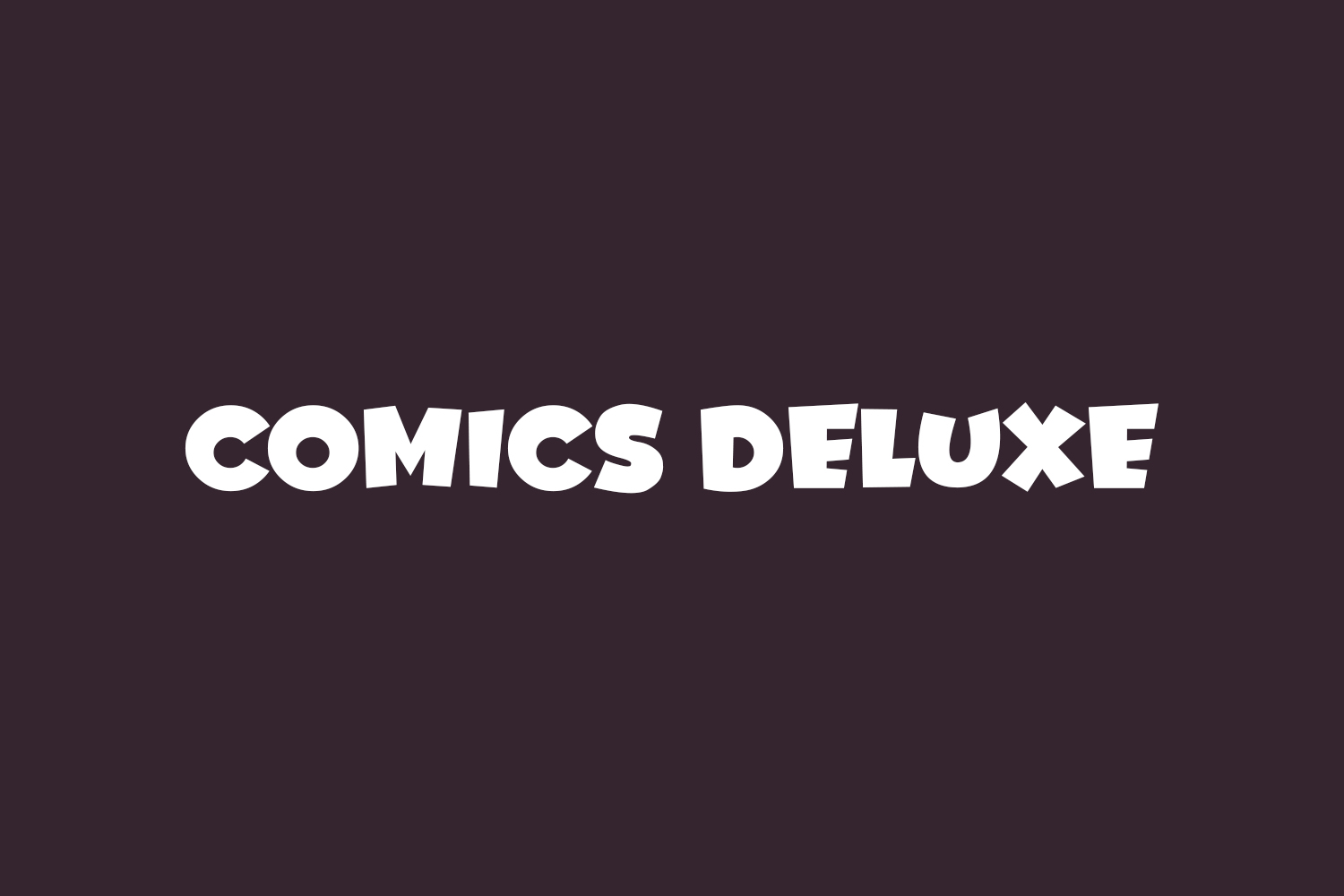 Comics Deluxe Free Font