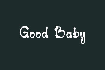 Good Baby Free Font
