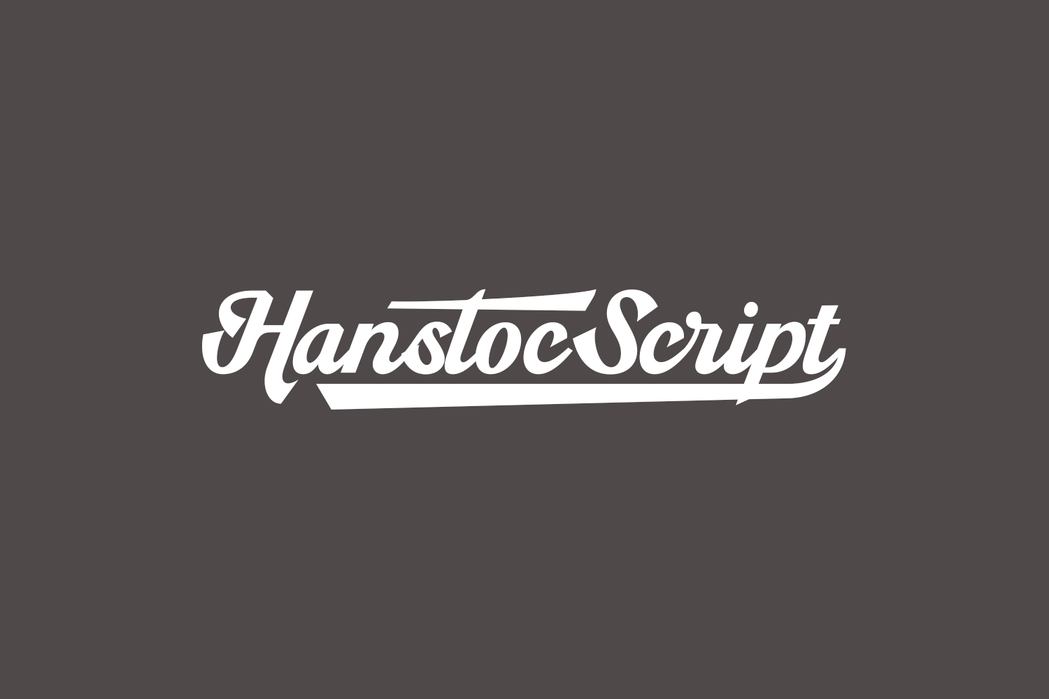 Hanstoc Script Free Font