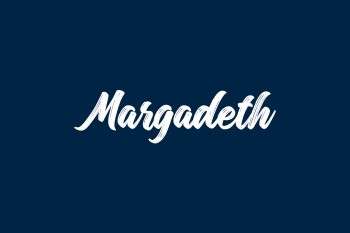 Margadeth Free Font