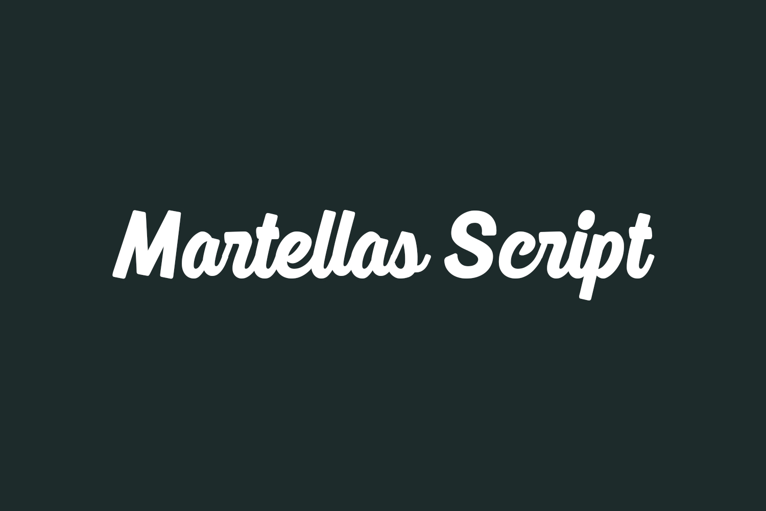 Martellas Script Free Font