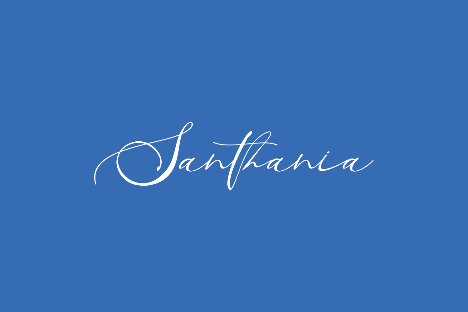 Santhania Free Font